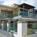 tempered glass railing Malaysia