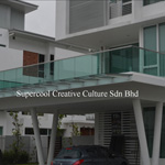 tempered glass railing Malaysia